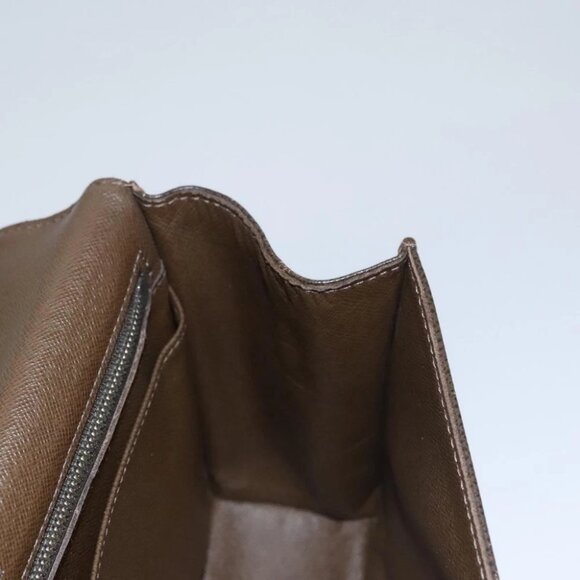 LOUIS VUITTON Taiga Selenga Clutch Bag Grizzly M30788 LV Auth bs21845 - Picture 4 of 16